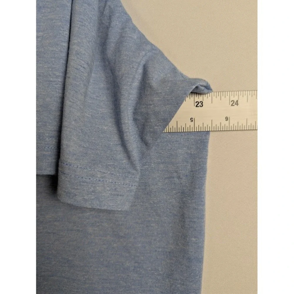 (Lot of 2) Ahead Performance Polo Shirt Mens L Blue Green